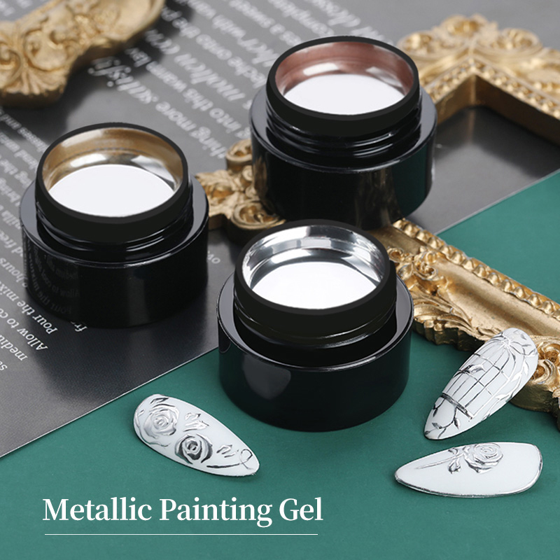 Resin Art Rose - BORN PRETTY 5ml 메탈 젤 네일