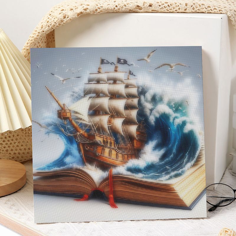 SDOYUNO DIY 다이아몬드 모자이크 책 풍경 키트 - Resin Art Wallpaper 리뷰 및 가격