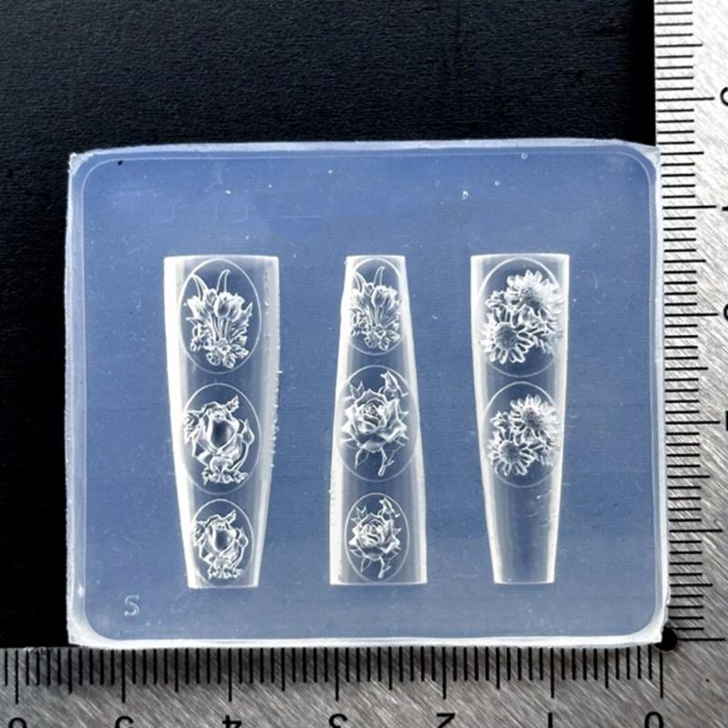 31BB 양각된 실리콘 네일 아트 금형 재사용 가능한  - Resin Art Equipment 리뷰 및 가격