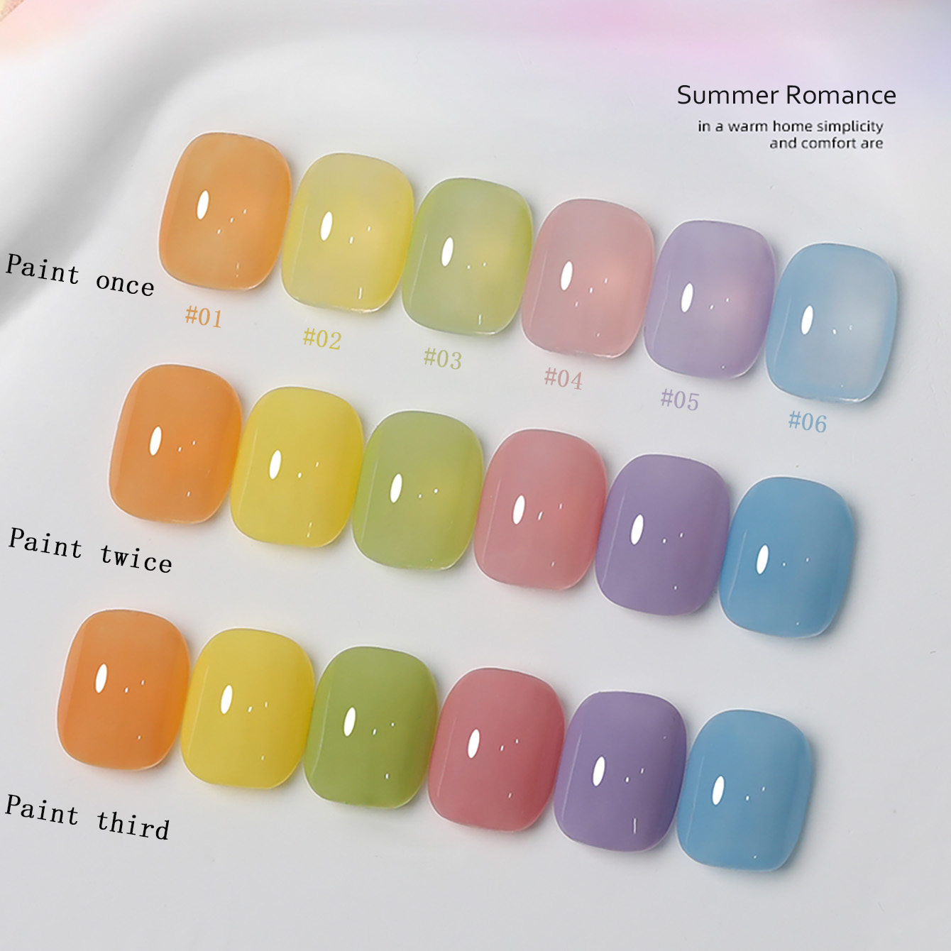 1-6pcs PSK 새로운 마카롱 캔디 오렌지 젤 네일 - Resin Art Equipment 리뷰 및 가격