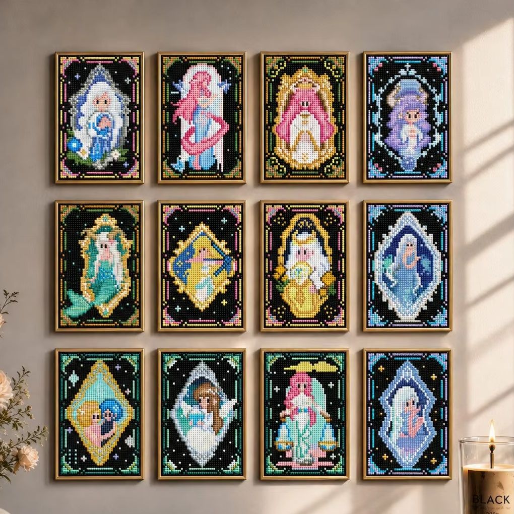 미니젬 5D DIY 다이아몬드 페인팅 키트 10x15c - Resin Art Work 리뷰 및 가격